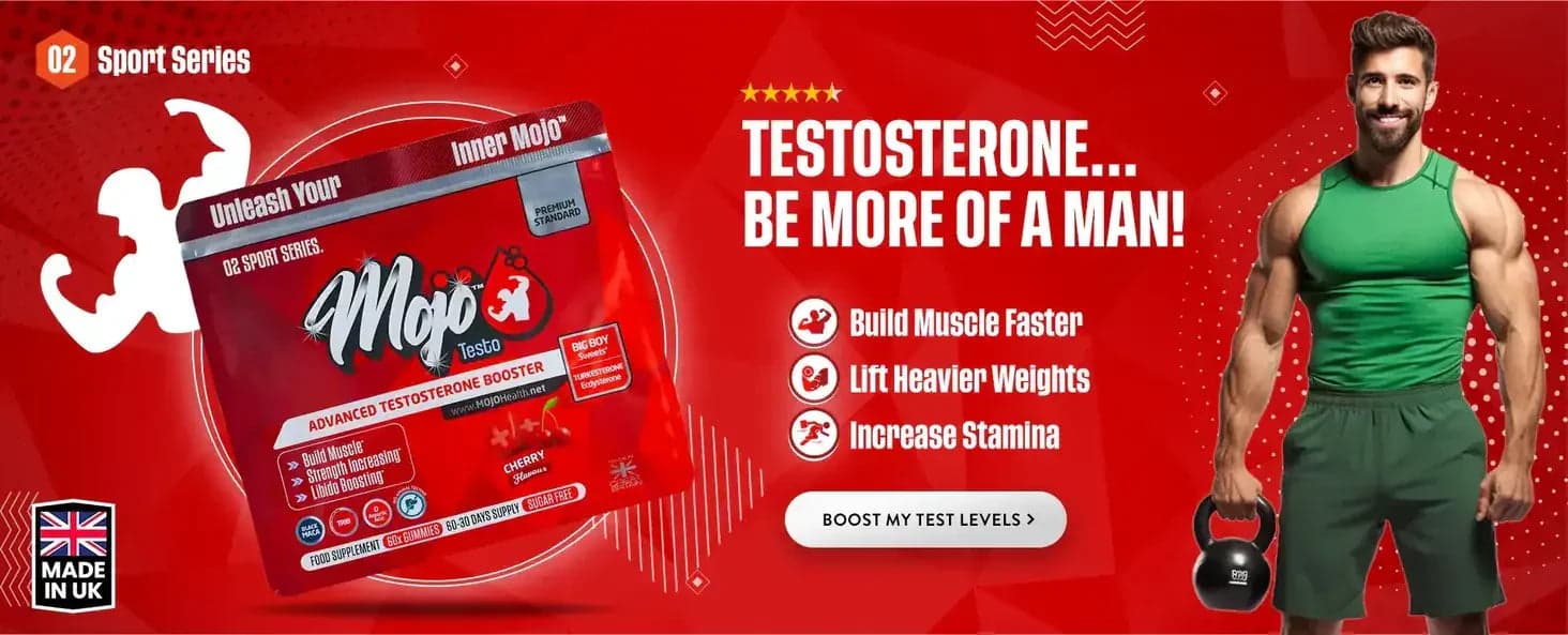 Mojo Testo advanced testosteronbooster — testosteron… wees meer een man: bouw sneller spier op, til zwaarder gewicht, verhoog uithoudingsvermogen. Boost mijn testosteronniveaus.